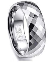 China Women's Tungsten Carbide Ring with Setting Inlay Technology Men's Fashion Accessory for sale