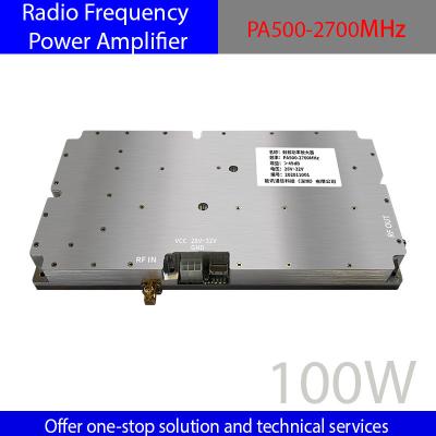 China PA500-2700MHz 100W RF Amplifier SMA-F RF Input Interface Compact Structure for sale