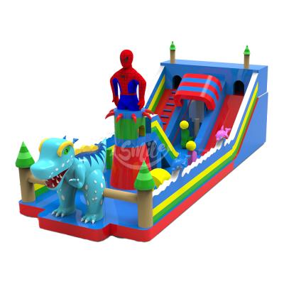China Cheap Commercial Rental or Home Inflatable Jumper Bounce House Jumping Castle Ues Spiderman Castle Bouncy Slide for Party for sale