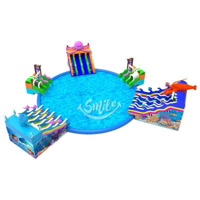 China Outdoor commercial mobile water park amusement water park playground water park equipment for sale for sale