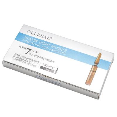 China Recyclable Cosmetics Hyaluronic Acid Essence Medical Products Packaging Cardboard Box Custom Treatment Wholesale for sale