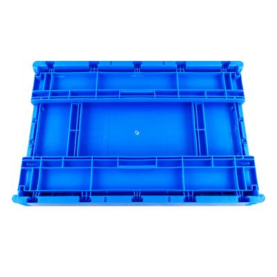 China Strong Folding PP Geen Plastic Picnic Basket For Vegetables And Fruits for sale