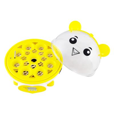 China Fully automatic portable mini incubator for 9 chicken eggs hatching as return incubator Indian wedding gift for sale