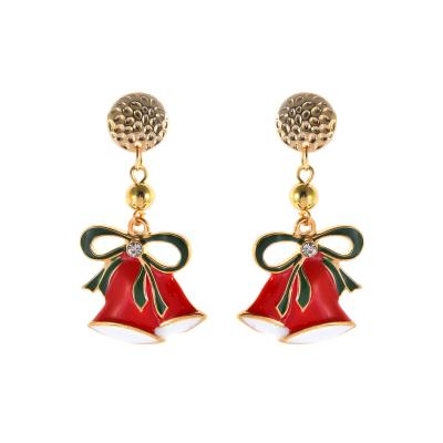 China Bell Stud Earrings Christmas Gift Set Christmas Stud Earrings For Christmas 2022 for sale