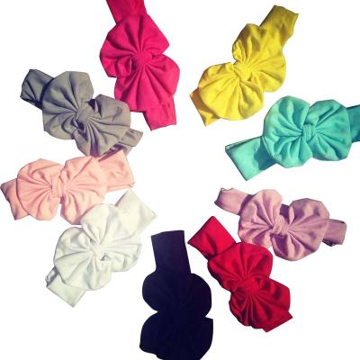 China Tie Hair and Decorate Your Hair Accessories Wholesale Newborn Baby Headbands Sale Infant Baby Hair Wear Cotton Girls Cute Floral Bow Elastic Cute Knot Newborn Hair Accessories for sale