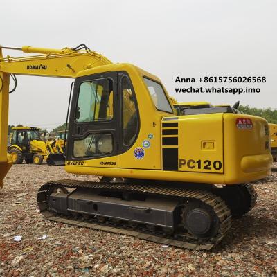 China Construction works komastu pc120 used crawler excavator, japan original pc120 excavator price for sale