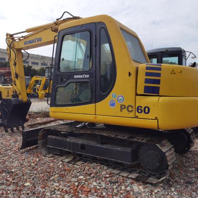 China Construction works used komastu pc60, japan mini excavator pc60 excavator price for sale