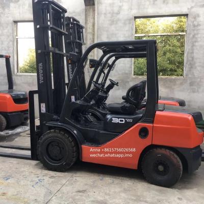 China Construction works Used Toyota 8fd30 Japanese Forklift 3t Diesel 3 Ton Forklift for sale