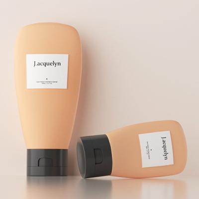 China Cream Reusable Silicone Squeeze Tube , Flip Cap Travel Squeeze Tube Bottle for sale