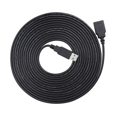 China Black Camera 2.0 Transmission Extension Cable High Speed USB Male to Female Data Cable for sale