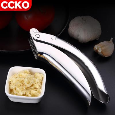 China New Arrival Metal Viable Kitchen Garlic Press Stainless Steel Garlic Presser Garlic Presser Garlic Presser CCKO CK9501 Home High Quality Not Support for sale