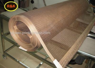 China PTFE Coated Conveyor Belts Plain Weave Weight 120-160g/M2 10*10 Mesh for sale