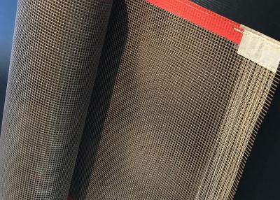 China Nonstick Heat Resistant Shrink Tunnel Conveyor Belts Ptfe Mesh Fiberglass for sale