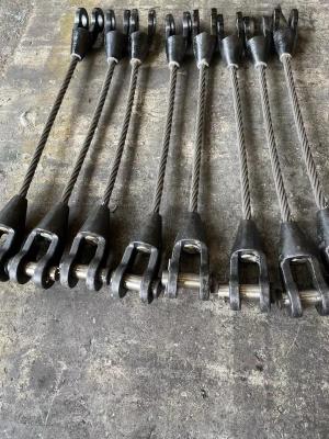 China Big Size Galvanized Wire Rope Fittings Open Spelter Sockets US Standard Open Spelter Sockets US Standard Te koop