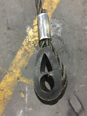 China Rope Wire Fitting Marked With Nominal Size DIN 3091 Solid Thimble Te koop