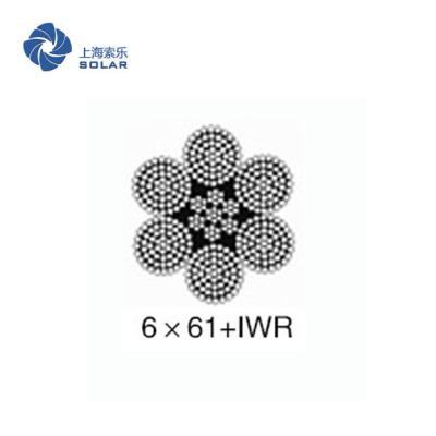 China 6 X 61 20-160mm Diameter Steel Wire Rope For Drilling / Shipping for sale