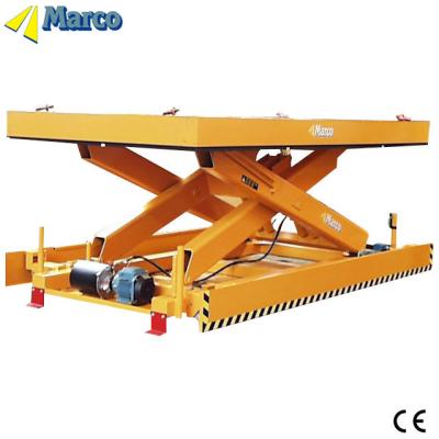 China CE Approved Marco Single Scissor Lift Table for Stationary Loading and Unloading for sale