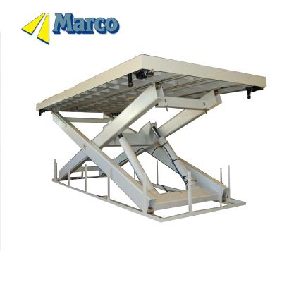 China Marco Customsized Hydraulic Scissor Lift Platform Lift Stroke 5000mm Close Height 1100mm for sale