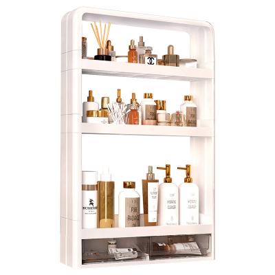 China Sustainable 3 Layers Plastic Rack Wall Mount Kitchen Corner Spice Holder Rack Spice Rack Shelf Organizer Hanging Storage Organizer for sale