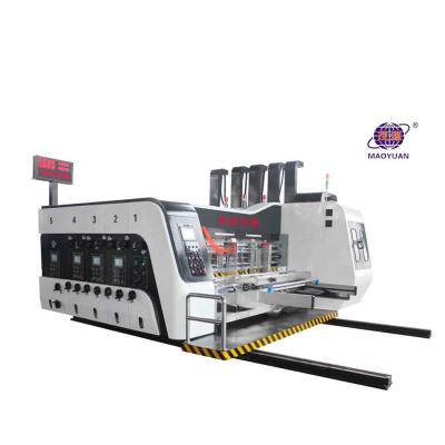 China Cardboard Box Making Machine Easy To Operate Safety Box Slotting High Speed Die Cutting Machine for sale