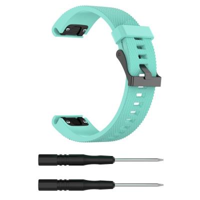 China 20mm Watch Band Silicone Rubber Watch Bands For Garmin Fenix 6S Fenix 5S Pro Watch Band Plus Watchband for sale