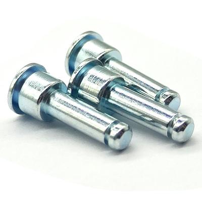 Cina Customized Cold Formed Galvanized Acciaio Piatto Rotondo Countersunk Head Step Solid Rivets Custom Wholesale Acciaio inossidabile 316 Piatto Testa Coltello Manicopa Copertura Spalla Step Rivet in vendita