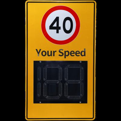 China Aluminum WHST LED Display Speed Feedback For Road Safety Warning for sale