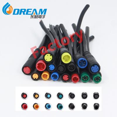 Chine Connecteur circulaire à câble mâle femelle IP67 M8 Capteur Connecteur étanche au câble à vendre