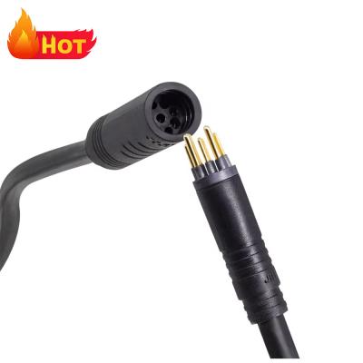 Chine E-BIKE Vélo électrique câble d'extension imperméable à l'eau mâle ou femelle câble moteur 3+6 pin Conne à vendre