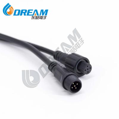 China DREAM START LED Deck Light Extension Cable Wire With Male And Female M10 5pin Connector for sale