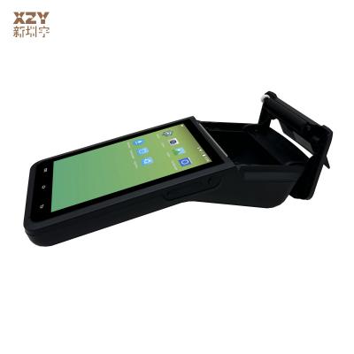 중국 64GB 스토리지 블랙 안드로이드 휴대용 POS 기계 가시화된 비즈니스 운영 판매용