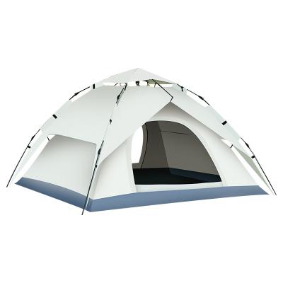 China Diagonal Tethering Type Outdoor Rain Proof Sunscreen UV Proof Tourist Camping Tent for sale