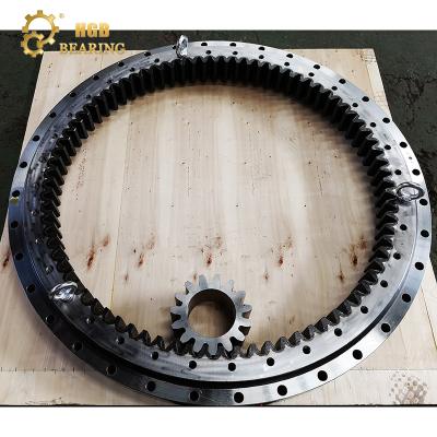 China 32-0741-01 Internal Hardened Gear Teeth Single Row Ball Slewing Bearing for Excavator Crane for sale