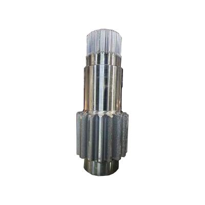 China Factory customized heavy-duty mechanical parts gear shaft forged steel shaft for sale