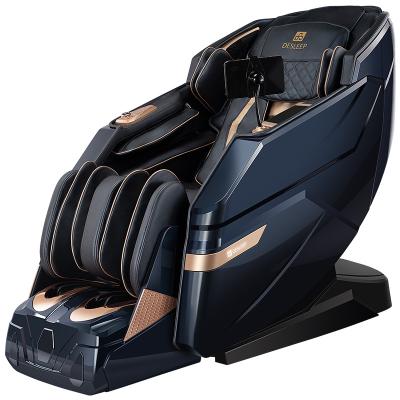 China Automatic Body Scan Detection 2023 Latest Model Innovational Technology Dual Manipular AI Smart Recliner Air compression Zero Gravity 3D Massage Chair for sale