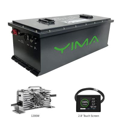Chine Puissante batterie au lithium de 60V électrique pour un chariot de golf 105Ah 160Ah 5KW 10KW à vendre