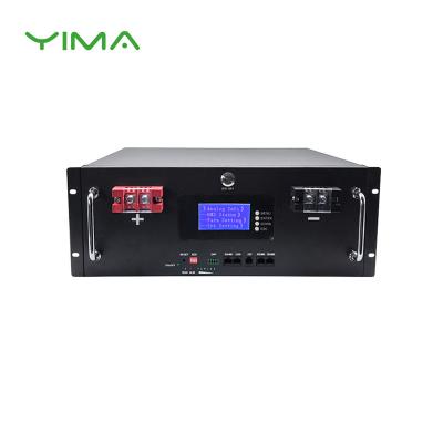 Chine YIMA 100KG 48V 100AH Lifepo4 batterie de stockage d'énergie pour le ménage 16S méthode de combinaison à vendre