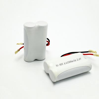 Китай Батарея для экстренного освещения OEM 2.4V Ni-Mh AA1500mAh Долгая продолжительность автономной работы Акумуляторная батарея продается