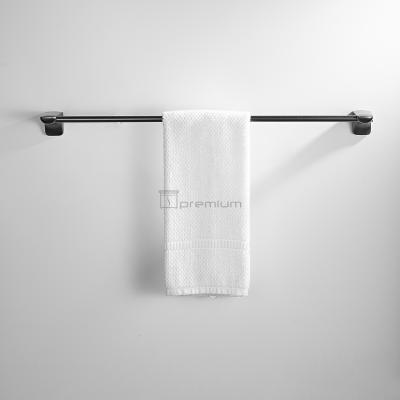 China Wall Mounted Type Single Bathroom Accessories Chrome Towel Rack And Stainless Steel Bath Towel Rack for sale