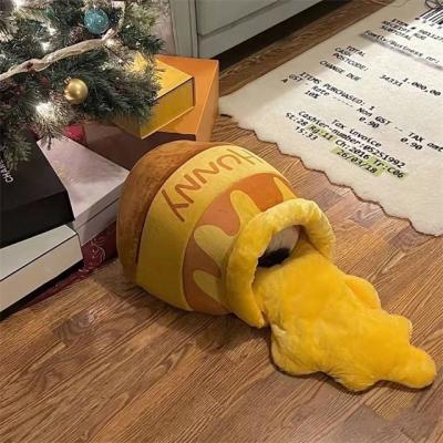 China Viable The Hot Cat Litter Cute Cartoon Pet Honey Pot Cat Litter Honey Nest for sale