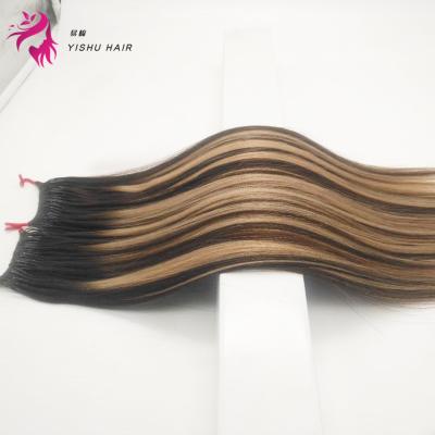 China ALL WholesaleNatural Two Line Human Remy Hair Extension 100 Perbonded Two Line I Tip Hair Full And Healty No Mix End for sale