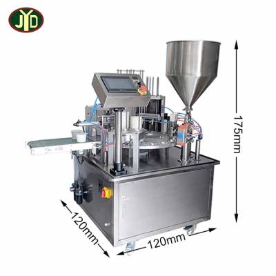 China Food JYD New Product High Speed Rotary Type Coffee Powder Filling Sealing Machine For K Cup Sealing Machine for sale