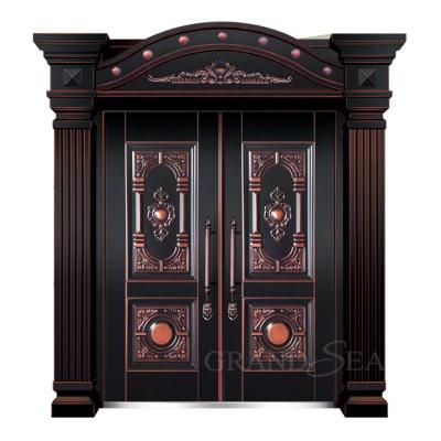 China Grandsea 2020 Double Level Security Modern Good Quality Exterior Steel Door Steel Door for sale