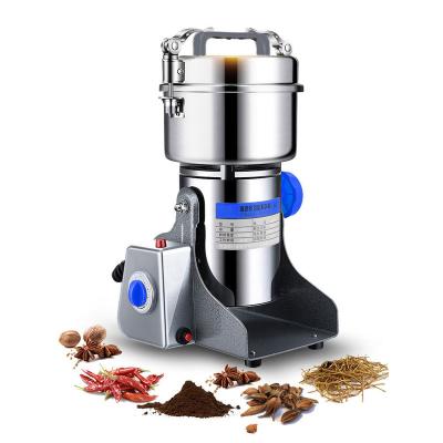 China Food Herbal Crusher 800g Swing Type Coffee Grinder Ejector Knob Spice Coffee Grinder Intelligent High Speed Coffee Grinder Spice Beans Grinder for sale