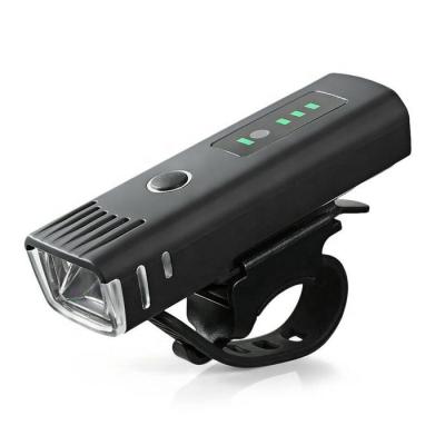 China 4-Speed Mode Bike LED Rechargeable Headlight Torch Waterproof Rear Light USB Indication Bike Light Rear Fill Set for sale
