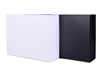 China Recyclable White Black Folding Custom Size Fashion Hair Extension Rigid Magnetic Wig Accessories Box for sale