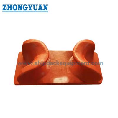 China Van het het Staal Open Blok van JIS F 2006-1976 het Dek Opgezette Gietende Materiaal van de het Schipmeertros Te koop