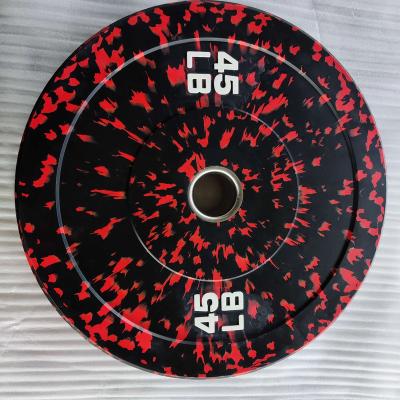 China Commercial Use Colored Bumper Plates Camouflage Bumper Plate for sale