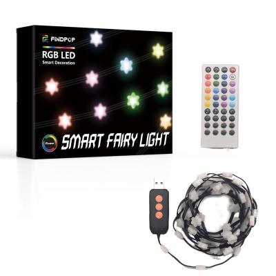 China LED 2022 New Intelligent APP Dot Control Amazon Hot Sale Decoration Christmas String Lamp for sale