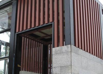 Cina Aluminio WPC pannello murario decorativo tubo WPC pannello di legno ardesia in vendita